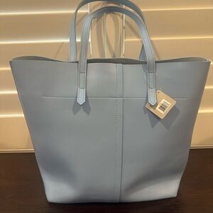 Eccolo Oversized Elegant Blue Tote Bag